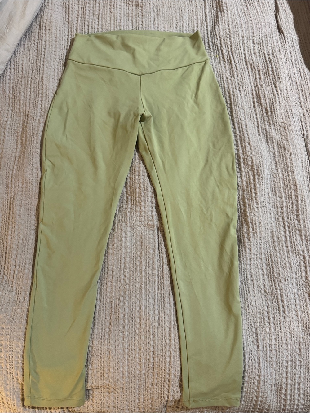 Stript Light Green High-Waist Athletic Leggings